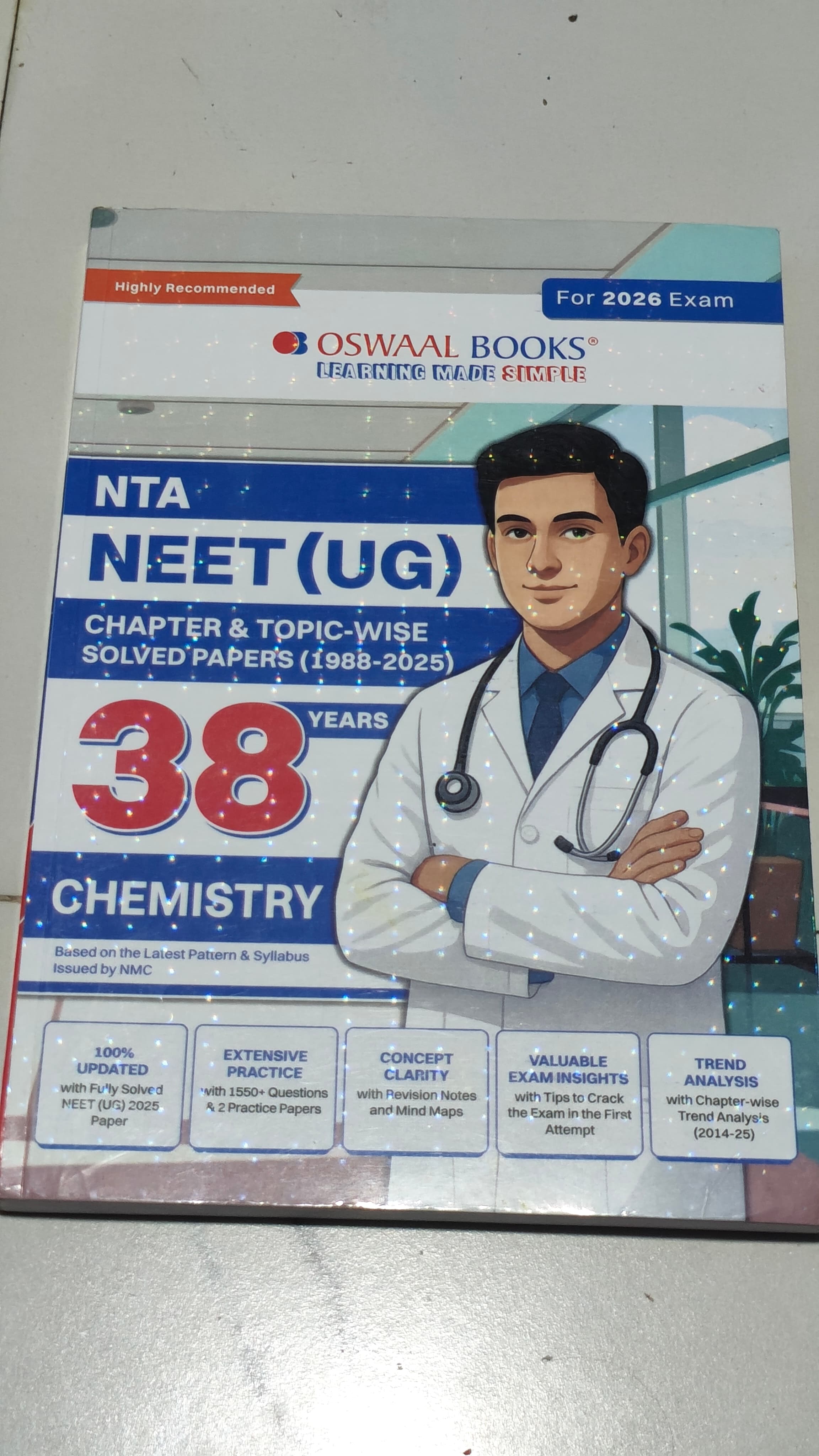 Oswaal neet 38 years pyq book
