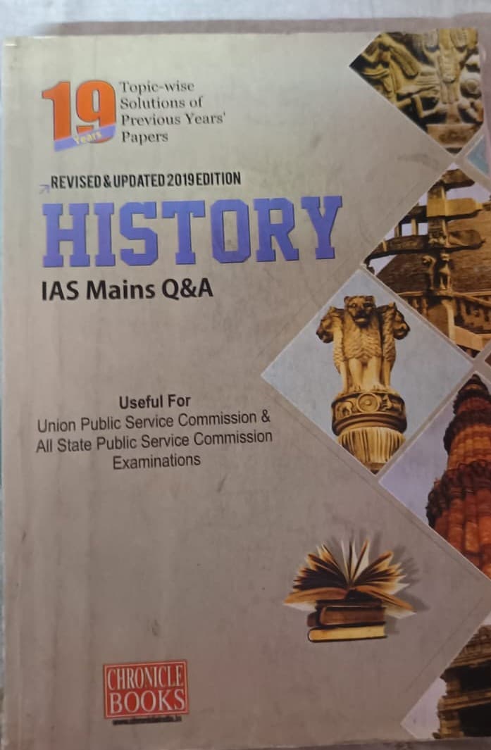 History IAS Mains Question and Answer 19 years solved questions