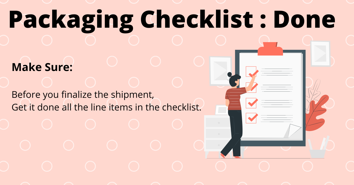E-Commerce Packaging Checklist