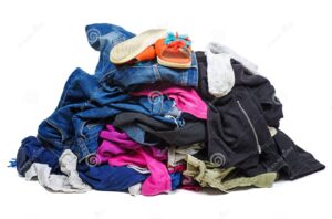 Old used clothes