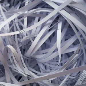 Shredded papers