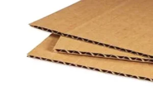 Corrugated paper cardboard sheets